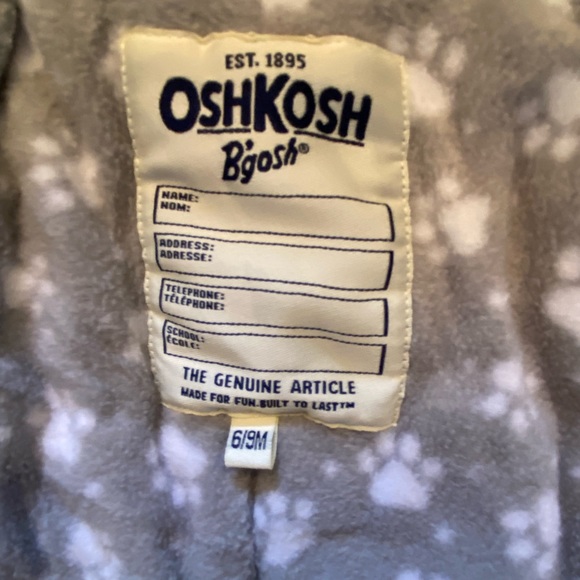 OshKosh Boys Snowsuit - Size 6-9 months - Picture 4 of 4